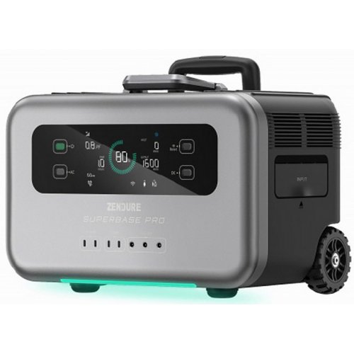 Зарядна станція Zendure SuperBase Pro 2000 2000W 2096Wh (ZDSBP2000-BK-EU_VW) Black/Grey купити в Україні: Київ, Львів, Хмельницький, Тернопіль, Івано-Франківськ | Низька ціна, відгуки, характеристики від TELEMART фото