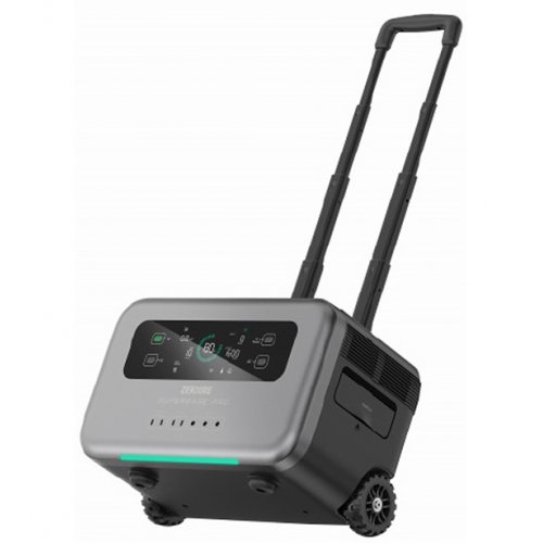 Зарядна станція Zendure SuperBase Pro 2000 2000W 2096Wh (ZDSBP2000-BK-EU_VW) Black/Grey купити в Україні: Київ, Львів, Хмельницький, Тернопіль, Івано-Франківськ | Низька ціна, відгуки, характеристики від TELEMART фото