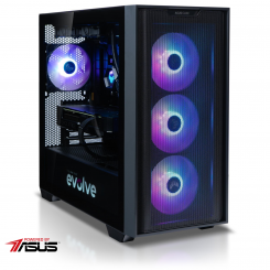 Игровой ПК EVOLVE SpecialPart Gaming PC (EVSP-GPCi1350N407-D532S1TBk) Black