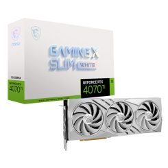 Відеокарта MSI GeForce RTX 4070 Ti GAMING X SLIM WHITE 12288MB (RTX 4070 Ti GAMING X SLIM WHITE 12G)