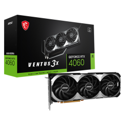 Видеокарта MSI GeForce RTX 4060 VENTUS 3X 8G 8192MB (RTX 4060 VENTUS 3X 8G)