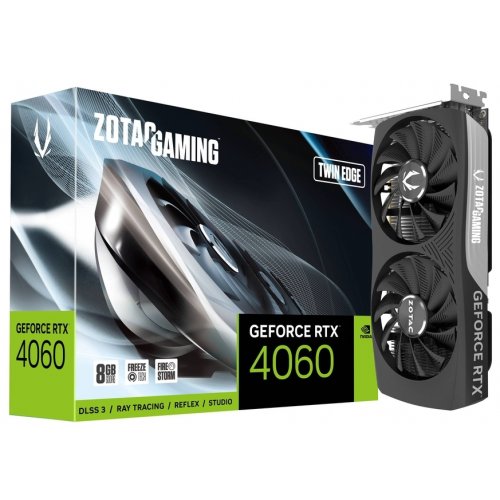 Продати Відеокарта Zotac GeForce RTX 4060 Gaming Twin Edge 8192MB (ZT-D40600E-10M) за Trade-In у інтернет-магазині Телемарт - Київ, Дніпро, Україна фото