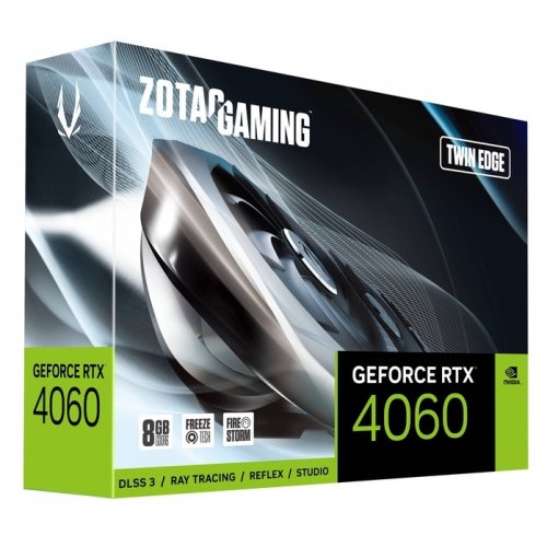 Продати Відеокарта Zotac GeForce RTX 4060 Gaming Twin Edge 8192MB (ZT-D40600E-10M) за Trade-In у інтернет-магазині Телемарт - Київ, Дніпро, Україна фото