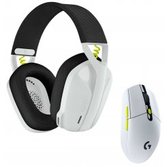 Уцінка навушники Logitech G435SE + G305SE Wireless (981-001162) Black/White (вскрита упаковка, 538300)