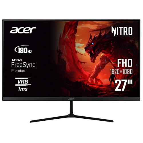 Монітор Acer 27" Nitro QG270S3bipx (UM.HQ0EE.304) Black купити в Україні: Київ, Львів, Хмельницький, Тернопіль, Івано-Франківськ | Низька ціна, відгуки, характеристики від TELEMART фото