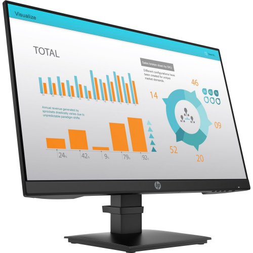 Продать Монитор HP 23.8" P24 G4 (1A7E5AA) Black по Trade-In интернет-магазине Телемарт - Киев, Днепр, Украина фото