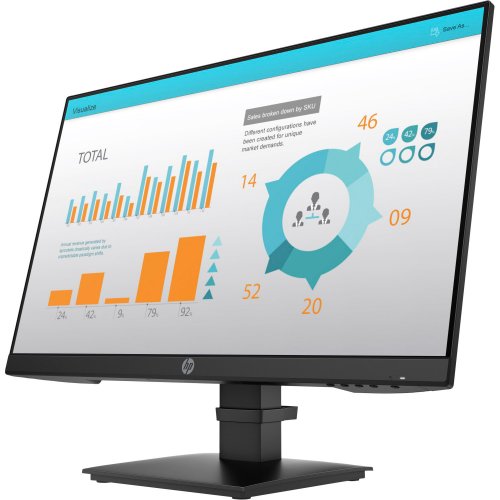Продать Монитор HP 23.8" P24 G4 (1A7E5AA) Black по Trade-In интернет-магазине Телемарт - Киев, Днепр, Украина фото