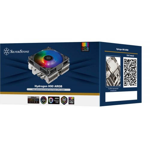 Продати Кулер SilverStone Hydrogon H90-ARGB (SST-HYH90-ARGB) за Trade-In у інтернет-магазині Телемарт - Київ, Дніпро, Україна фото