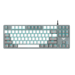 Клавиатура AULA F3287 Mechanical KRGD blue (6948391240954) Grey/White