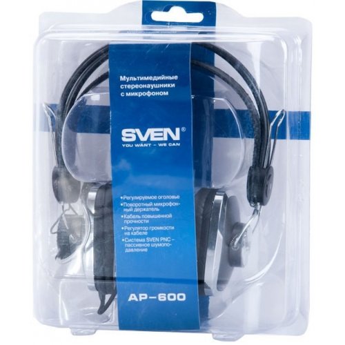 Photo Headset SVEN AP-600 Black