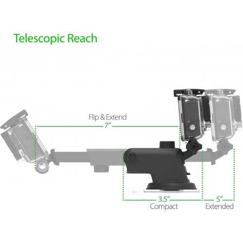 Кріплення iOttie Easy One Touch GoPro (HLCRIO122GP) купити в Україні | Telemart фото