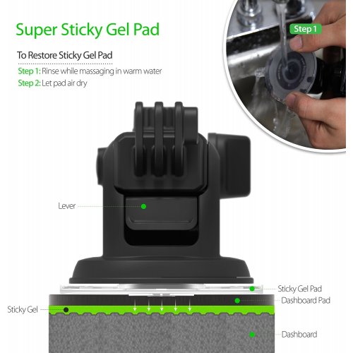 Кріплення iOttie Easy One Touch GoPro (HLCRIO122GP) купити в Україні | Telemart фото