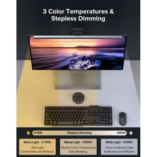 Купить Светодиодная лампа для монитора Choetech E1129 Black - цена в Харькове, Киеве, Днепре, Одессе
в интернет-магазине Telemart фото
