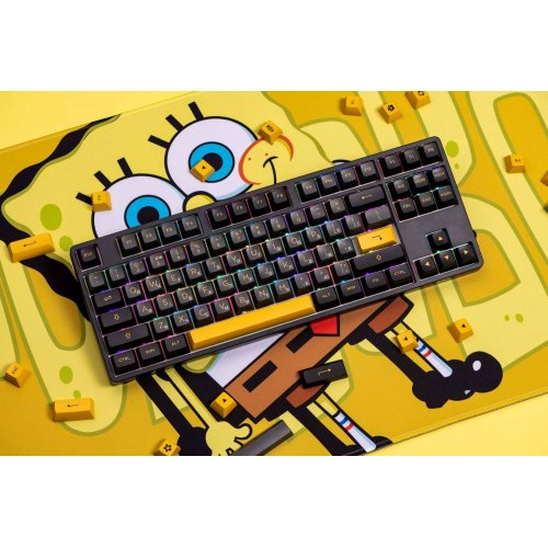 Photo Keyboard AKKO 5087B Plus RGB V3 Cream Yellow Hot-Swap (6925758624206) Black/Gold