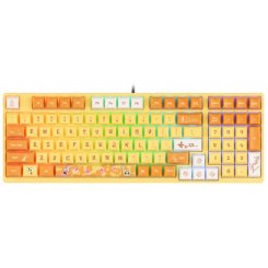 Клавіатура AKKO 3098S Sponge Bob RGB CS Sponge Hot-Swap (6925758613880) Yellow