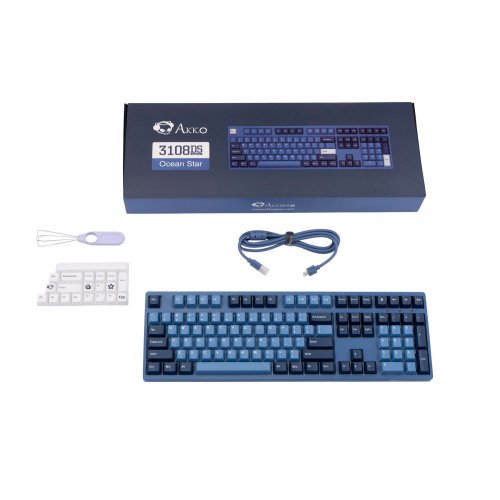 Photo Keyboard AKKO 3108DS Ocean Star CS Orange V2 (6925758614214) Blue