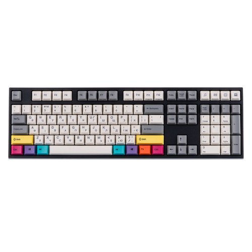 

Varmilo VEA108 CMYK White Led Cherry Mx Blue (A26A024D2A3A17A007) Black