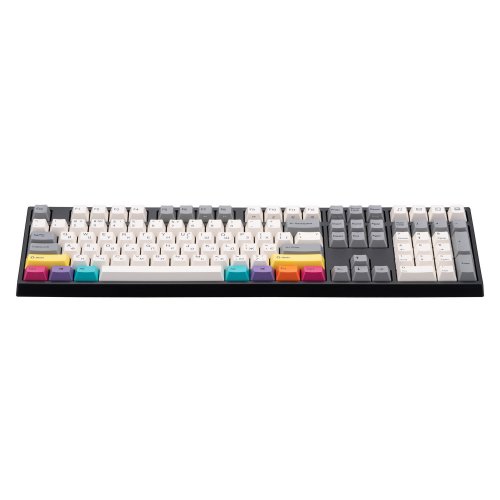 Купити Клавіатура Varmilo VEA108 CMYK White Led Cherry Mx Red (A26A024D4A3A17A007) Black - ціна в Києві, Львові, Вінниці, Хмельницькому, Франківську, Україні | інтернет-магазин TELEMART.UA фото