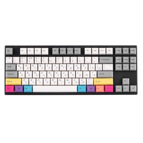 

Varmilo VEA87 CMYK White Led Cherry Mx Blue (A23A024D2A3A17A007) Black