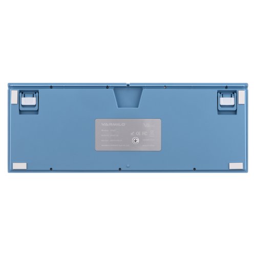 Купить Клавиатура Varmilo VEA87 Sea Melody White Led Cherry Mx Red (A23A038D4A3A17A033) Blue - цена в Харькове, Киеве, Днепре, Одессе
в интернет-магазине Telemart фото