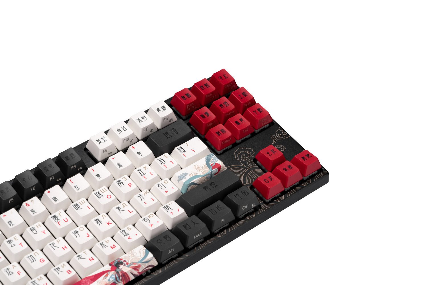 Купить Клавиатура Varmilo VEM87 Beijing Opera White Led EC V2 Ivy  A33A028B1A3A17A025) Black - цена в Харькове, Киеве, Днепре, Одессе в  интернет-магазине Telemart