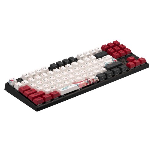 Купити Клавіатура Varmilo VEM87 Beijing Opera White Led EC V2 Sakura (A33A028A9A3A17A025) Black - ціна в Києві, Львові, Вінниці, Хмельницькому, Франківську, Україні | інтернет-магазин TELEMART.UA фото