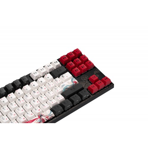 Купити Клавіатура Varmilo VEM87 Beijing Opera White Led EC V2 Sakura (A33A028A9A3A17A025) Black - ціна в Києві, Львові, Вінниці, Хмельницькому, Франківську, Україні | інтернет-магазин TELEMART.UA фото