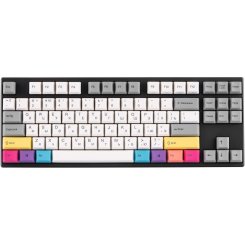 Клавіатура Varmilo VEM87 CMYK White Led EC V2 Sakura (A33A024A9A3A17A007) Black