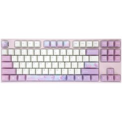 Клавіатура Varmilo VEM87 Dreams On Board White Led EC V2 Jasmine (A33A030D7A3A17A028) Pink