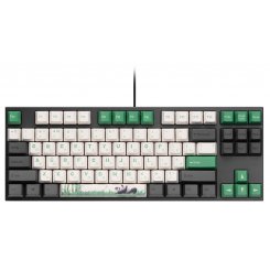 Клавиатура Varmilo VEM87 Panda R2 White Led EC V2 Sakura (A33A029A9A3A17A026) Green