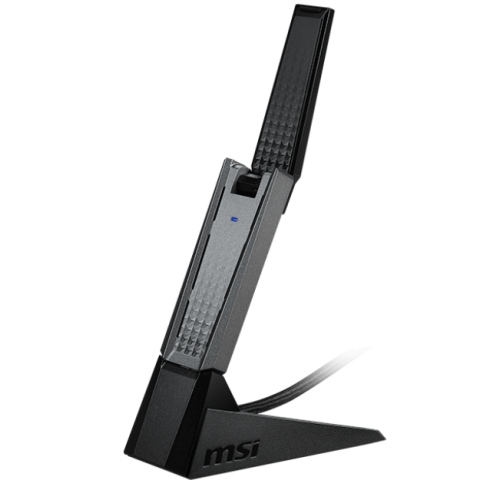Купити Мережева карта MSI AX1800 WiFi USB Adapter - ціна в Києві, Львові, Вінниці, Хмельницькому, Франківську, Україні | інтернет-магазин TELEMART.UA фото