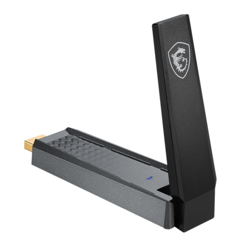 Купити Мережева карта MSI AX1800 WiFi USB Adapter - ціна в Києві, Львові, Вінниці, Хмельницькому, Франківську, Україні | інтернет-магазин TELEMART.UA фото