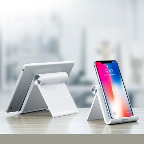 Купить Подставка для смартфона Ugreen LP106 Multi-Angle Adjustable Phone Stand (30285) White - цена в Харькове, Киеве, Днепре, Одессе
в интернет-магазине Telemart фото