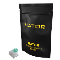 Комплект хот-свап перемикачів HATOR Premium Green 10pcs (HTS-104)