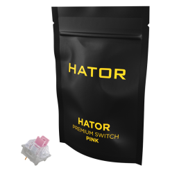 Комплект хот-свап перемикачів HATOR Premium Pink 10pcs (HTS-105)