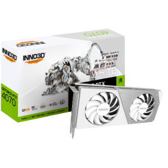 Видеокарта Inno3D GeForce RTX 4070 TWIN X2 OC WHITE 12288MB (N40702-126XX-185252V)