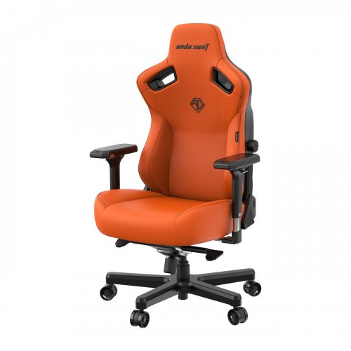 Ігрове крісло Anda Seat Kaiser 3 L (AD12YDC-L-01-O-PV/C) Orange купити в Україні: Київ, Львів, Хмельницький, Тернопіль, Івано-Франківськ | Низька ціна, відгуки, характеристики від TELEMART фото
