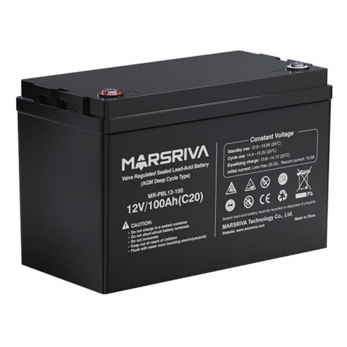 Купить Аккумуляторная батарея Marsriva 12V 100Ah (MR-PBL12-100) - цена в Харькове, Киеве, Днепре, Одессе
в интернет-магазине Telemart фото