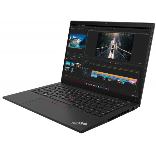 Купить Ноутбук Lenovo ThinkPad T14 Gen 4 (21HD003MRA) Thunder Black - цена в Харькове, Киеве, Днепре, Одессе
в интернет-магазине Telemart фото