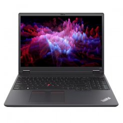 Ноутбук Lenovo ThinkPad P16v Gen 1 (21FC001HRA) Thunder Black / 16″ (1920x1200, IPS) / Intel Core i7-13700H (3.7–5.0 ГГц), 14 ядер / NVIDIA RTX A500 / 32 ГБ (DDR5) / 1024 ГБ (SSD) / Без ОС