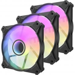 Комплект вентиляторов DarkFlash INF8 ARGB 3 in 1 Black