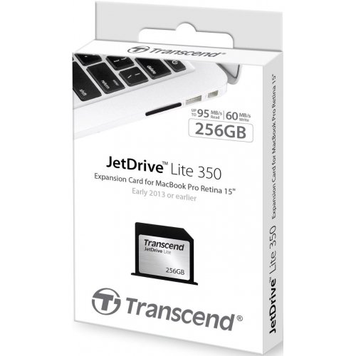 Карта пам'яті Transcend JetDrive Lite 350 256GB (TS256GJDL350) купити в Україні | Telemart фото