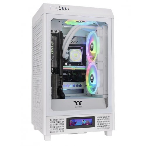 Photo Thermaltake The Tower 200 Tempered Glass without PSU (CA-1X9-00S6WN-00) Snow