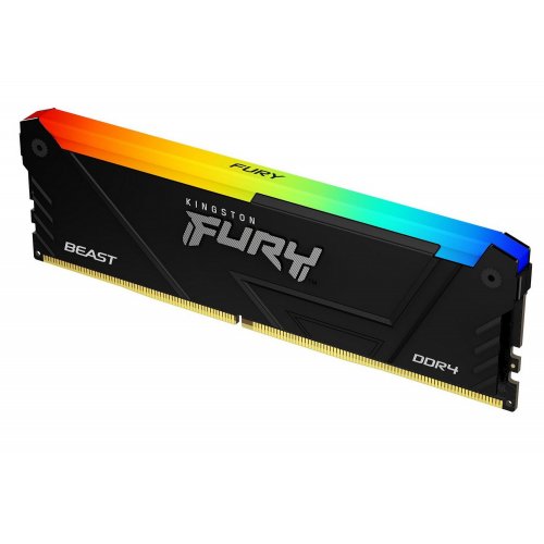 Photo RAM Kingston DDR4 8GB 3600Mhz FURY Beast RGB Black (KF436C17BB2A/8)