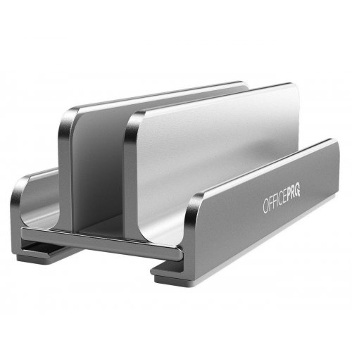 Вертикальна підставка під ноутбук OfficePro LS580 Silver купити в Україні: Київ, Львів, Хмельницький, Тернопіль, Івано-Франківськ | Низька ціна, відгуки, характеристики від TELEMART фото
