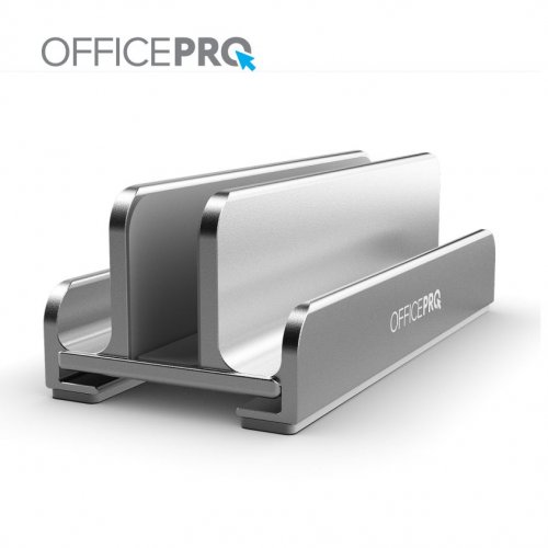 Вертикальна підставка під ноутбук OfficePro LS580 Silver купити в Україні: Київ, Львів, Хмельницький, Тернопіль, Івано-Франківськ | Низька ціна, відгуки, характеристики від TELEMART фото