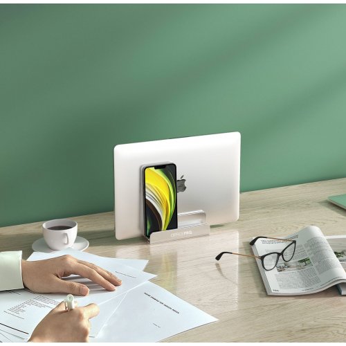 Вертикальна підставка під ноутбук OfficePro LS580 Silver купити в Україні: Київ, Львів, Хмельницький, Тернопіль, Івано-Франківськ | Низька ціна, відгуки, характеристики від TELEMART фото
