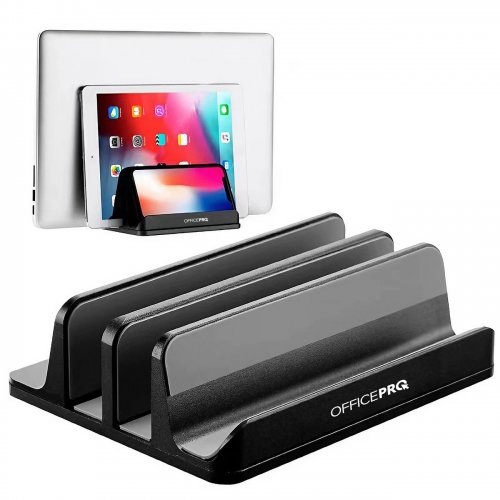 Вертикальная подставка под ноутбук OfficePro LS730 Black купить в Украине: Киев, Днепр, Харьков, Одесса  | Низкая цена, отзывы, характеристики от TELEMART фото