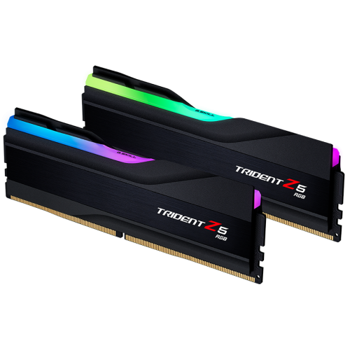 ОЗП G.Skill DDR5 96GB (2x48GB) 5600Mhz Trident Z5 RGB Black (F5-5600J4040D48GX2-TZ5RK) купити з перевіркою сумісності: огляд, характеристики, ціна у Києві, Львові, Вінниці, Хмельницькому, Івано-Франківську, Україні | інтернет-магазин TELEMART.UA фото