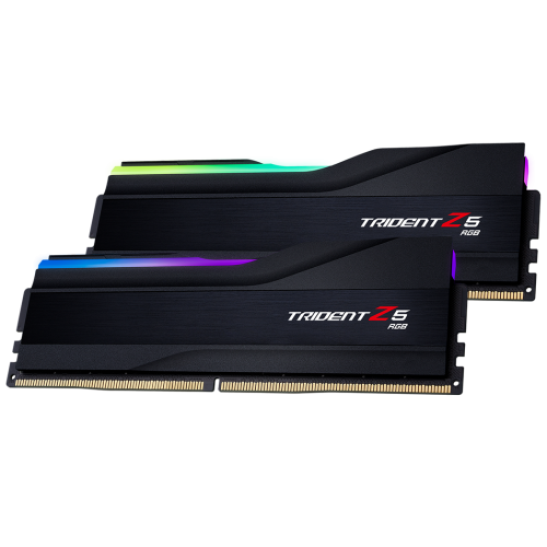 ОЗП G.Skill DDR5 96GB (2x48GB) 5600Mhz Trident Z5 RGB Black (F5-5600J4040D48GX2-TZ5RK) купити з перевіркою сумісності: огляд, характеристики, ціна у Києві, Львові, Вінниці, Хмельницькому, Івано-Франківську, Україні | інтернет-магазин TELEMART.UA фото